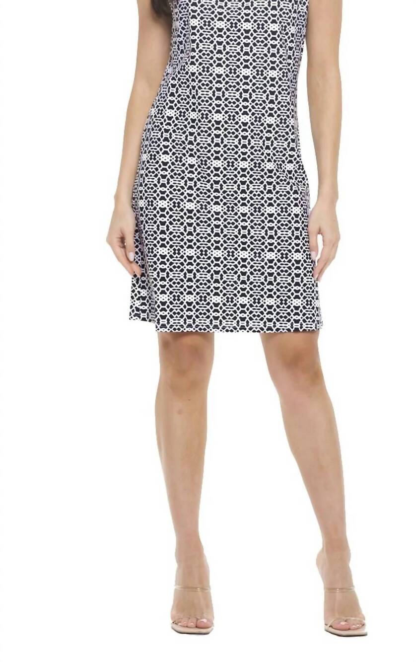 NEW ARYEH keyhole mini dress in black